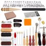 Wuudi Kit d'outils de bricolage pour cuir - Outils de couture pour le cuir