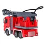 LioMaxi Échelle 1:24 télécommandée Jouet camion pompier, avec pompe pulvérisatrice d'eau, camion pompier radiocommandé avec éche