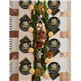 Nkaiso Anniversaire Party Vaisselle,121pcs Noir Or Kit Vaisselles Papier Assiette Tasse Serviette, Enfants Fête Anniversaire Déc