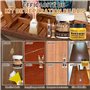 Kit Réparation Parquet Stratifié, Le Kit de Réparation de Meubles en Bois de Grande Capacité Comprend du Mastic Bois et de la Ci