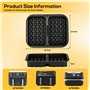AF451EU & AF500EU – Silicone Moule Gaufres pour Gaufres