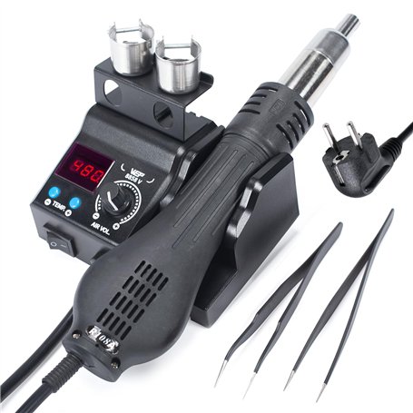 WEP 8858-V Kit station de soudage à air chaud compacte