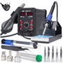 WEP 8786D-I SE Kit station de soudage à air chaud 2-en-1 pour réparation