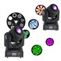 PARTY LIGHT - 2 Lyres DMX GOBOS puissantes et rapdes multi-couleurs PA DJ SONO Disco-mobile Bar Club