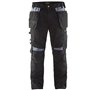 Blaklader 15551860 Pantalon d'artisan, Gris/noir, taille C54