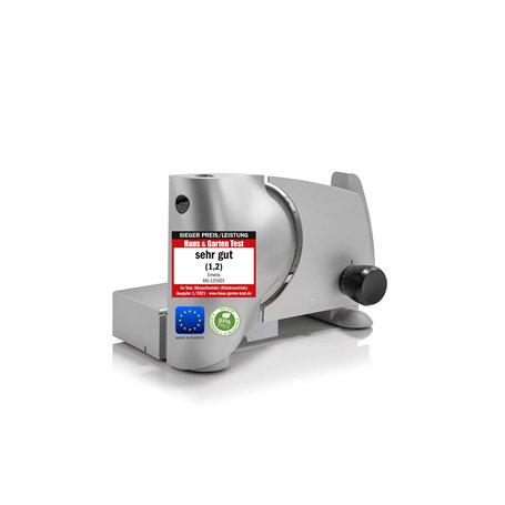 Emerio MS-125001 Trancheuse universelle en acier inoxydable fabriquée en Allemagne