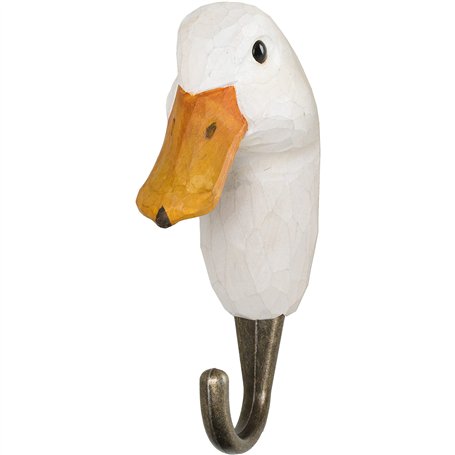 Wildlife Garden Porte-manteau décoré Canard en bois