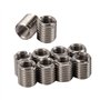 Inserts filetés, insert fileté matériel de fixation écrou de réduction vis à fente outil de réparation en acier inoxydable réduc