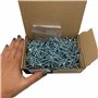 Lot de 400 vis à bois universelles en acier zingué 4 x 30 mm pour panneaux d'aggloméré Vis à tête fraisée PZ 400 4 x 30 mm