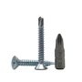DIN 7504 P Lot de 50 vis autoperceuses en acier zingué avec tête fraisée - pour tôles (4