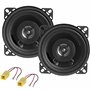 Enceintes 2 Voies Haut-Parleur 10 cm Fiat 500 Cinquecento / 600 seicento 100 Watts