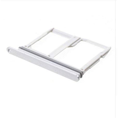 Pour LG G6 H870 H871 H872 H870 K/S/V Plateau pour carte micro SD + Port Nano SIM Tray Support adaptateur (argent/argent)