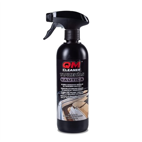 QM Cleaner - Nautique Tapisserie - Nettoyant spécifique pour l'entretien et Le Nettoyage de la Tapisserie de Bateau
