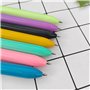 JDIEOQA Lot de 5 stylos à bille rétractables, multicolore, 4 couleurs en 1
