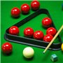 hetuioiyster Plastique Triangle Forme Boules de Billard Anglais Organiser des Supports Robustes Jeu de Billard Accessoire de Ran
