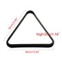 hetuioiyster Plastique Triangle Forme Boules de Billard Anglais Organiser des Supports Robustes Jeu de Billard Accessoire de Ran