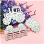 Maxtonser Matrices à découper en métal et Timbres Tracteur Paille Die Cuts Moule Décoration Artisanat Couteau Moule Poinçon Poch