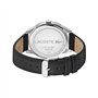 Lacoste Montre Analogique à Quartz pour Homme Collection Vienna avec Bracelet en Cuir Noir - 2011047