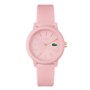 Lacoste Montre Analogique à Quartz pour Homme ou Femme de la Collection Lacoste.12.12. avec Un élégant Bracelet en Silicone à Te