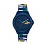 Lacoste Montre Analogique à Quartz pour Homme Collection NEOCROC avec Bracelet en Silicone Bleu Marin - 2011184