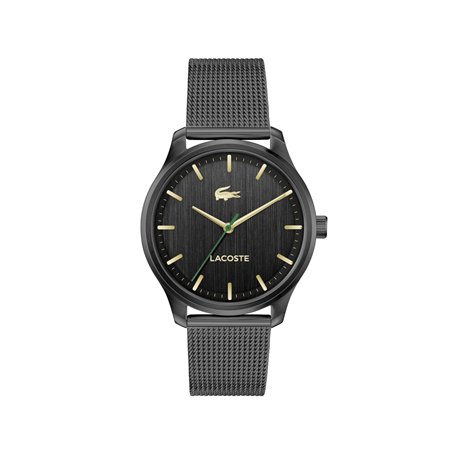 Lacoste Montre à Mouvement à Quartz Trois Aiguilles pour Homme Collection Lisbon avec Bracelet en Acier Inoxydable