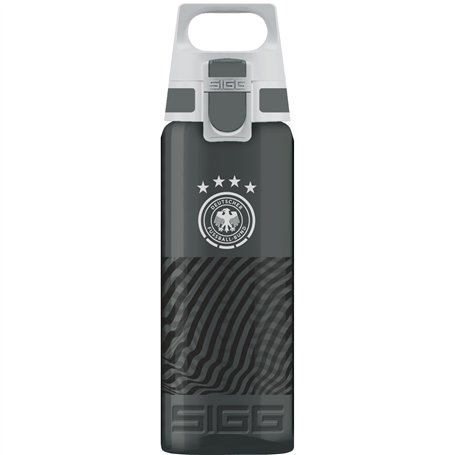 SIGG - Gourde Transparente en Tritan - Total Color DFB Anthracite - Convient Aux Boissons Gazeuses - Lavage Au Lave-Vaisselle -