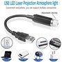 Romantique USB voiture Toit Étoile Starlight Lumières Projecteur Lampe d'ambiance de voiture intérieur Nuit Éclairage Portable L