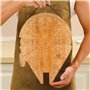 Planche à découper personnalisée Millennium Falcon - Meilleure idée de cadeau pour mariage, pendaison de crémaillère, anniversai