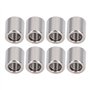 Oumefar 50 Pièces écrou D'accouplement Cylindrique 304 écrou D'accouplement en Acier Inoxydable M6x1.0 10 L11mm écrous de Connec