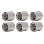 Oumefar 50 Pièces écrou D'accouplement Cylindrique 304 écrou D'accouplement en Acier Inoxydable M6x1.0 10 L11mm écrous de Connec