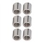 Oumefar 50 Pièces écrou D'accouplement Cylindrique 304 écrou D'accouplement en Acier Inoxydable M6x1.0 10 L11mm écrous de Connec