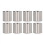 Oumefar 50 Pièces écrou D'accouplement Cylindrique 304 écrou D'accouplement en Acier Inoxydable M6x1.0 10 L11mm écrous de Connec