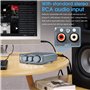 Nobsound TPA3116 Amplificateur stéréo numérique 2 canaux 100 W x 2 Hi-Fi Classe D Amplificateur stéréo avec contrôle des aigus e
