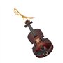 Décoration pour instrument de musique miniature résine écologique excellente facture délicat violon miniature ornement à suspend
