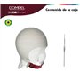 DOMPEL Sparta Bonnet de cheveux en silicone 2,4 K Blanc | Mèches parfaites | 2 400 trous stratégiquement positionnés | Design in