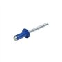Lampa Lot de 50 rivets aveugles en aluminium pour support de plaque d'immatriculation - Bleu