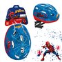 MONDO Helmet Spiderman Toys 28619 Casque de vélo pour Enfant Design Spider-Man Homme, Multicolore, 52-56 cm