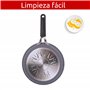 Lagostina Tempra Mineral Poêle antiadhésive en acier et aluminium avec revêtement minéral+ Ø 20 cm, poignée en silicone, effet p