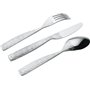 Alessi Mw03s24 Dressed Service à Couverts 24 Pièces en Acier Inoxydable 18/10 Brillant avec Décoration en Relief