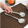 Alessi Reb09/14 Ovale Couverts à Salade en Acier Inoxydable 18/10 Brillant