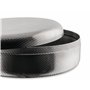 Alessi Extra Ordinary Texture JM01/28 T - Récipient au Design Minimaliste, Couvercle en Acier Inoxydable 18/10 avec Décoration,