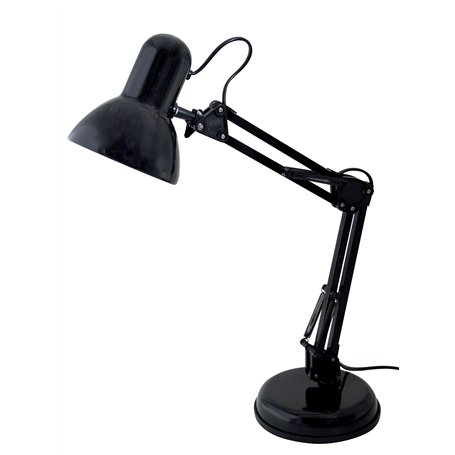 Velamp TL1207-N Lampe de Table avec Bras articulé. Culot E27