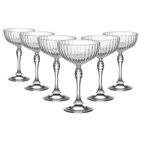Bormioli 93124 Rocco Lot de 6 tasses America'20 cocktails