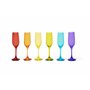 Excelsa Varadero Lot de 6 flûtes multicolores