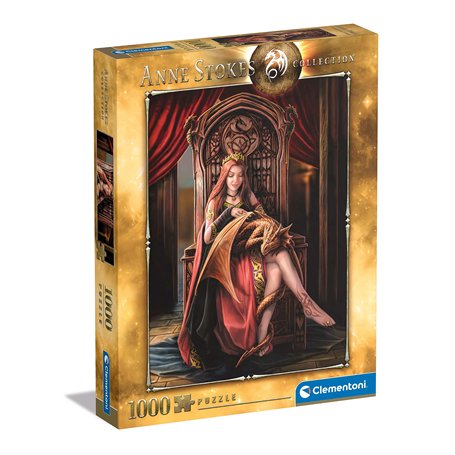 Clementoni- Friends Forever Anne Stokes Collection Forever-1000 Pièces-Puzzle