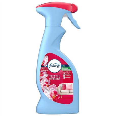 Febreze Spray rafraîchissant pour textiles - 375 ml - Orchidée thaïlandaise - Technologie d'air frais - Élimine les odeurs profo