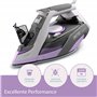 Imetec Intellifast Fer à Repasser Vapeur - Fer Vapeur 2400 Watts Avec Plaque Ceramic Diamond, Technologie Intelli System, Réglag