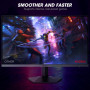 KOORUI Ecran Pc Gamer 27 Pouces, Moniteur PC 240Hz, FHD, 1ms, Adaptive Sync (1920 x 1080p, DCI-P3 90%, SRGB 100%, HDMI, DisplayP