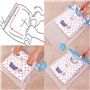 Lot de 10 sacs de compression sous vide, gain d’espace de 35 x 50 cm, il n'y a pas besoin d'un aspirateur ou d'une pompe. transp