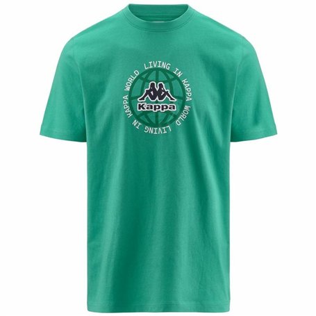 T-shirt à manches courtes homme Kappa Gunno Tbar Bleu Vert
